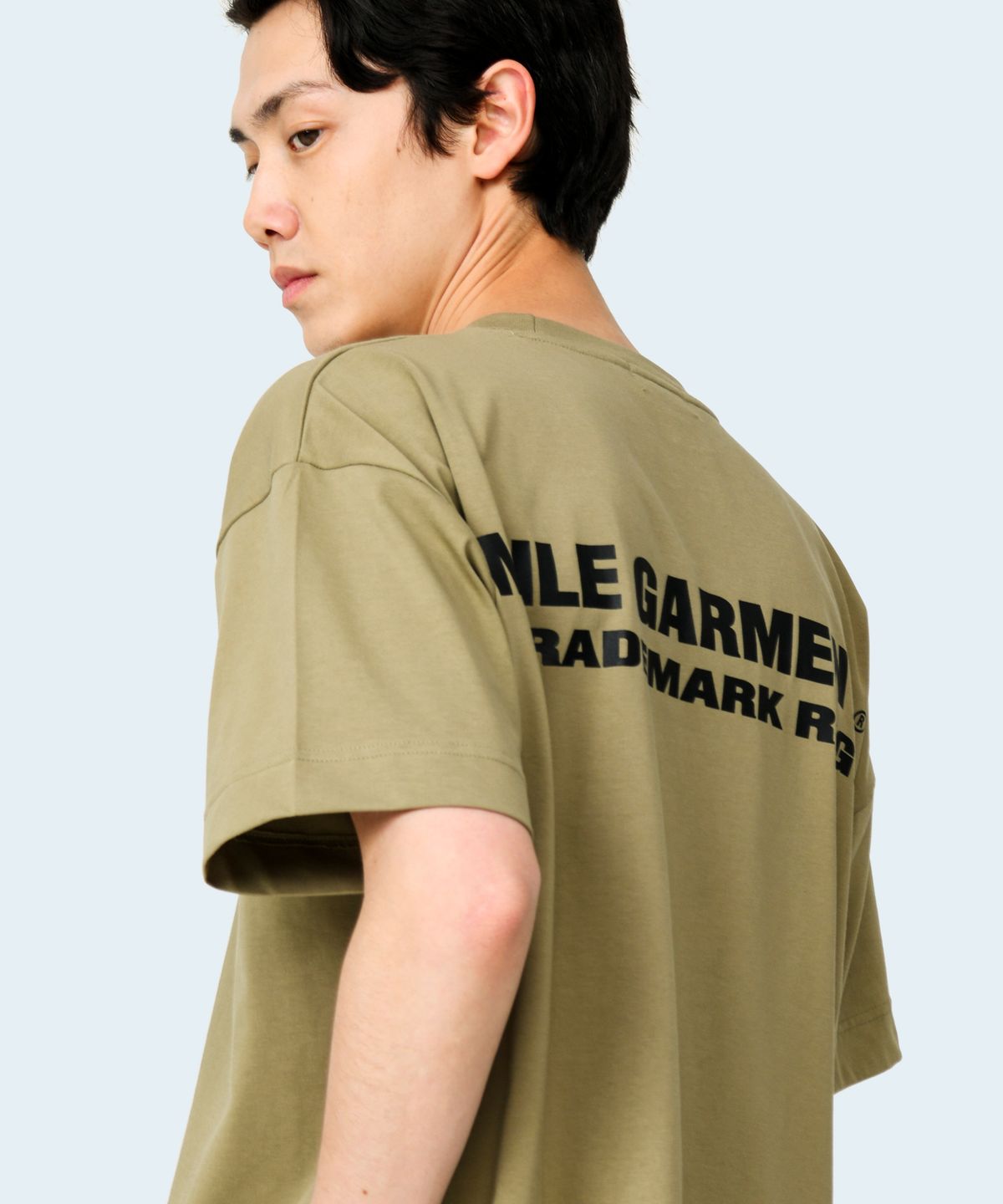 더마일(THEMILE) 마일 가먼츠 트레이드마크 크루넥 [카키]