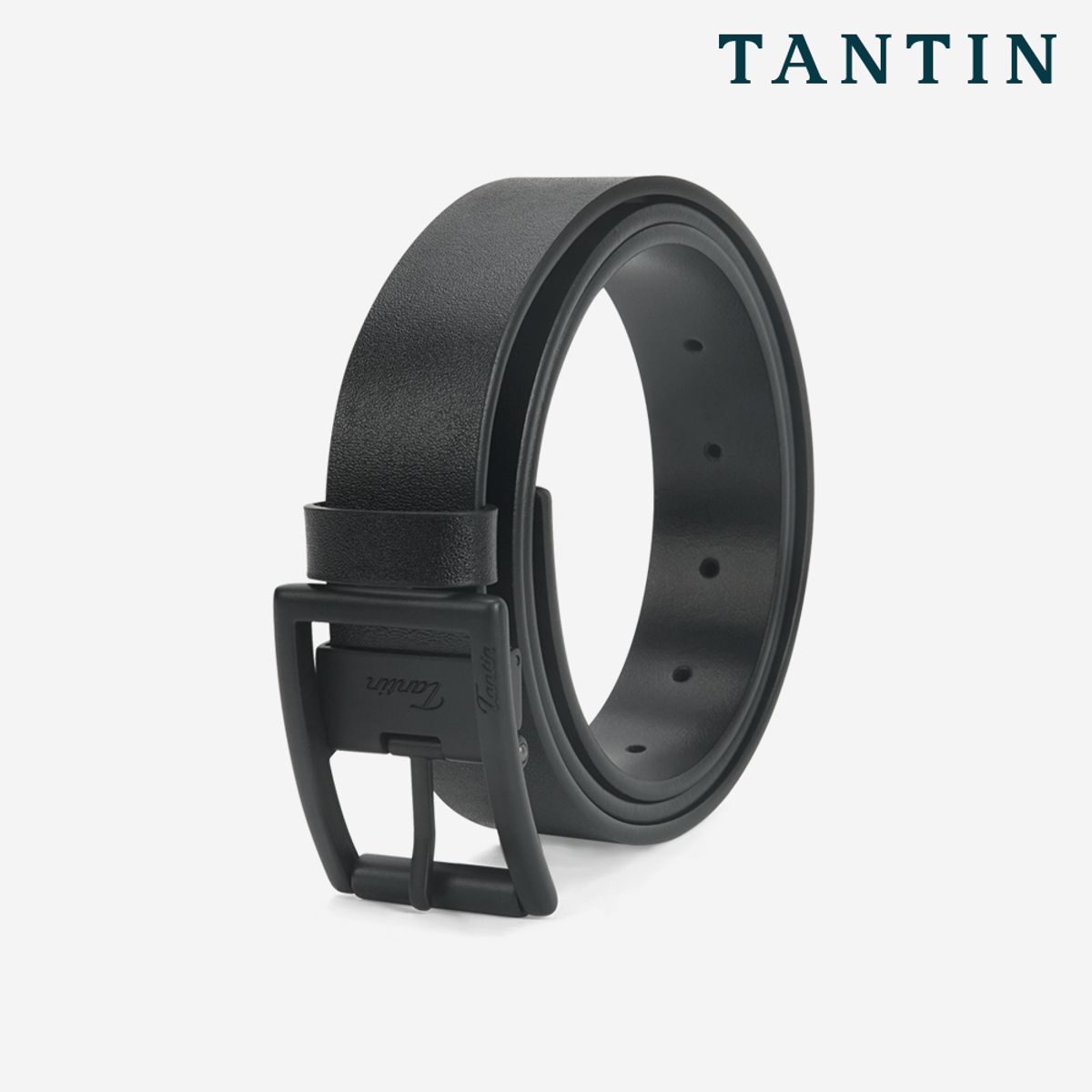 탄틴(TANTIN) 남자 정장 합금 수동 벨트 소가죽 T8705 블랙