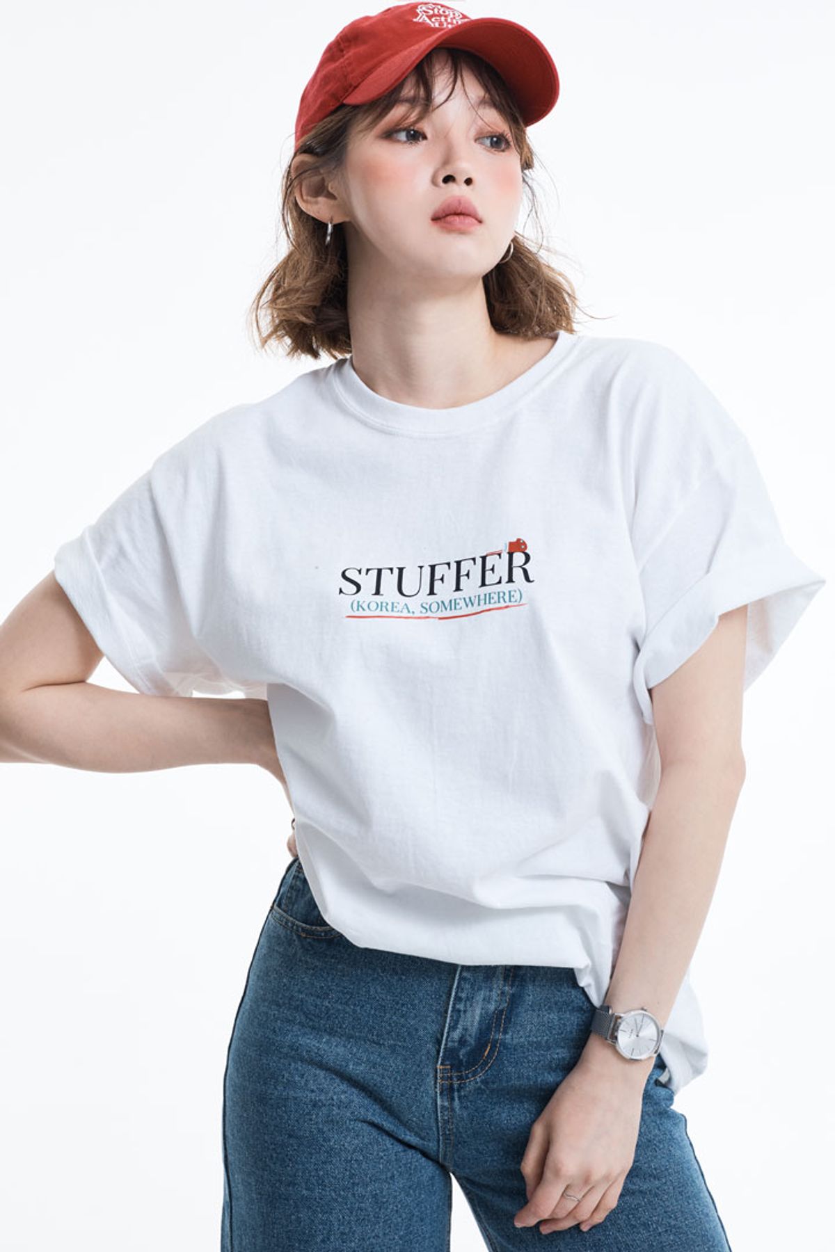 스터퍼(STUFFER) 대한민국어딘가 T-shirts