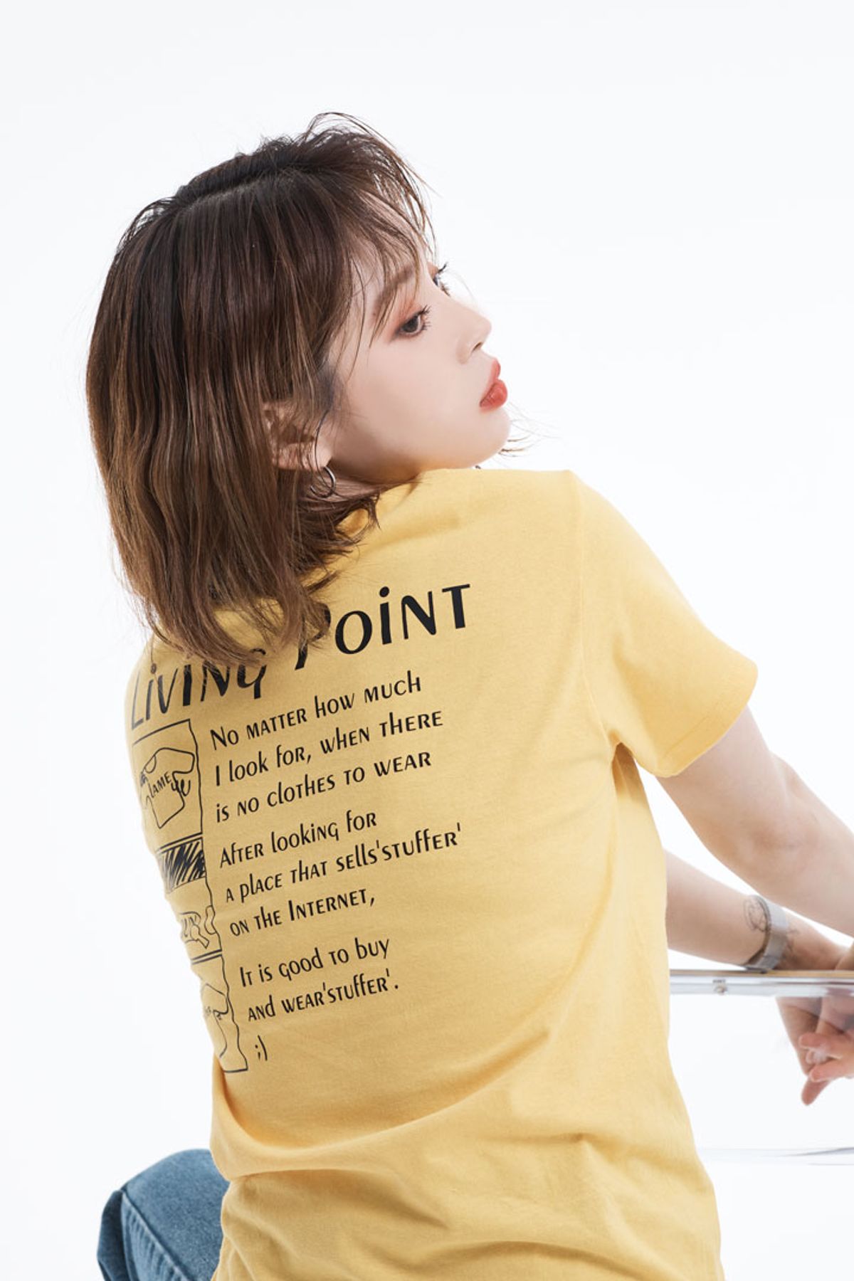 스터퍼(STUFFER) Living point T-shirts