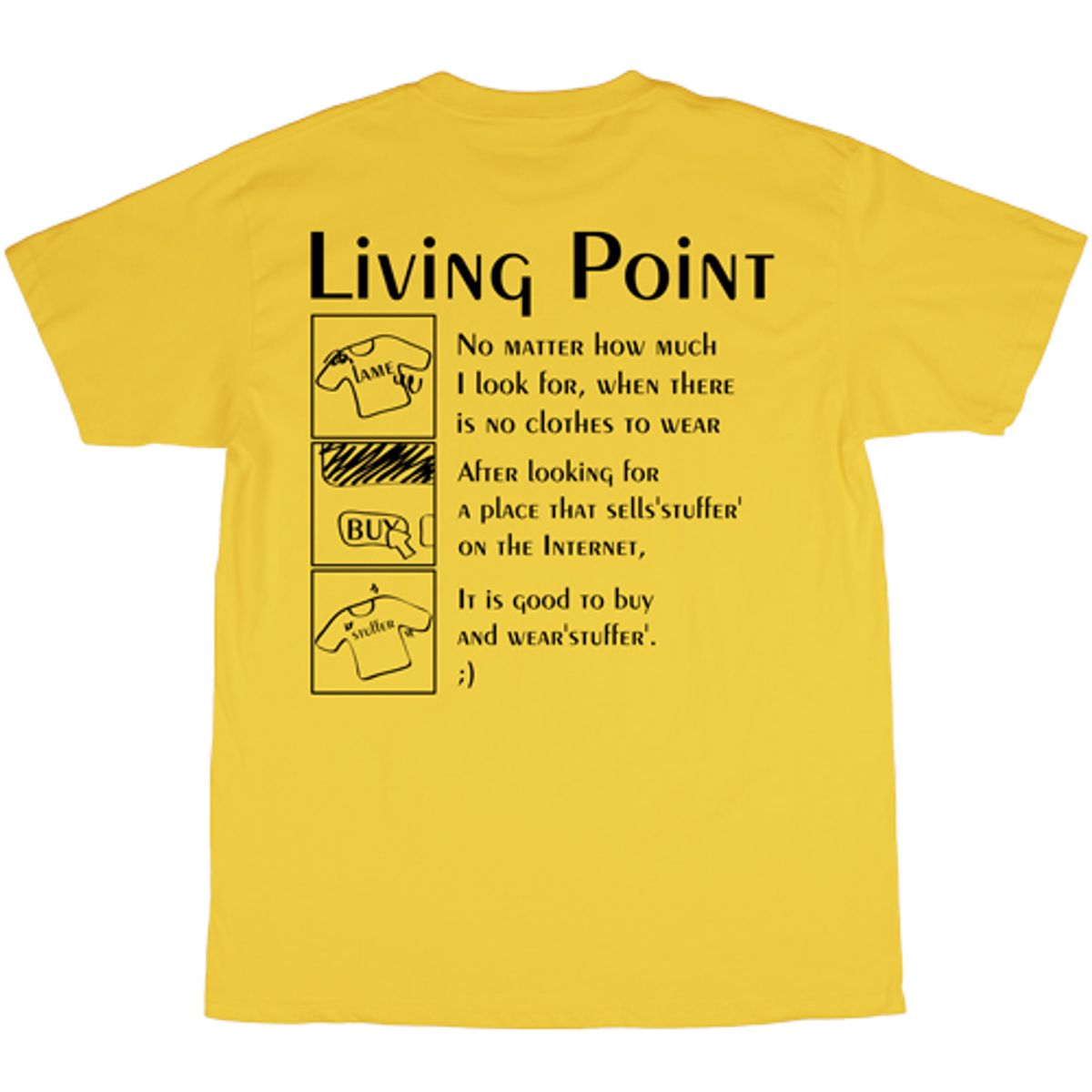 스터퍼(STUFFER) Living point T-shirts