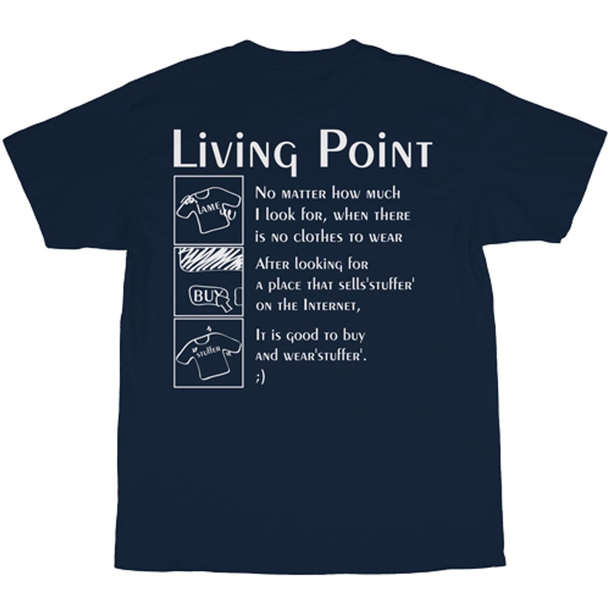 스터퍼(STUFFER) Living point T-shirts