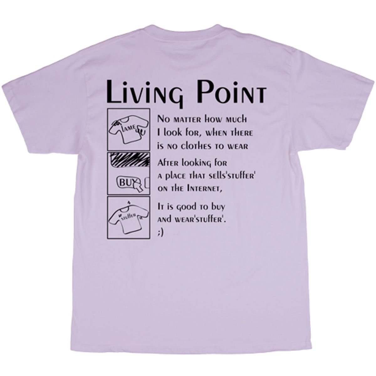 스터퍼(STUFFER) Living point T-shirts