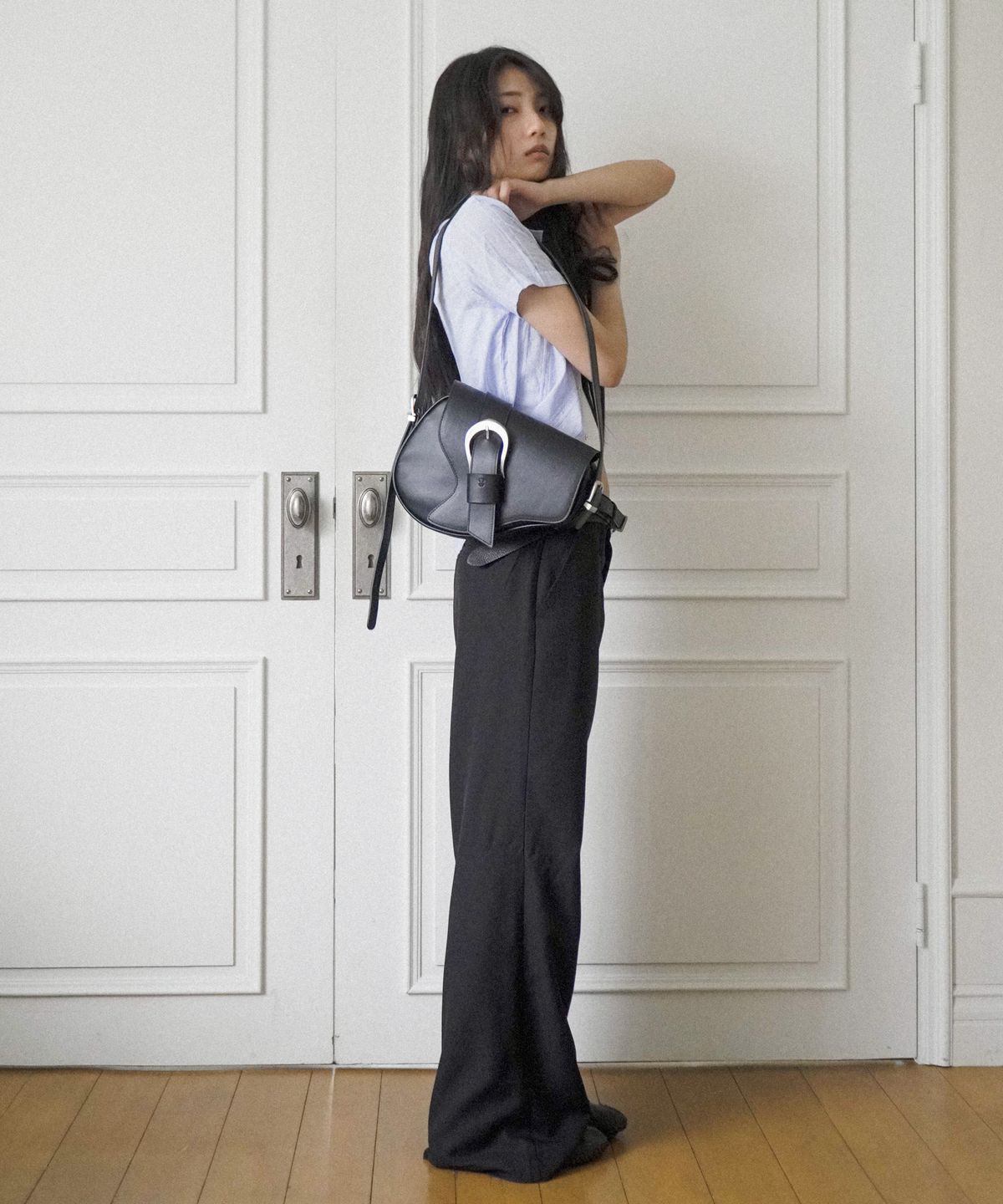 이우가마카라스(IUGAMAKARAS) H-Buckle Holster Bag