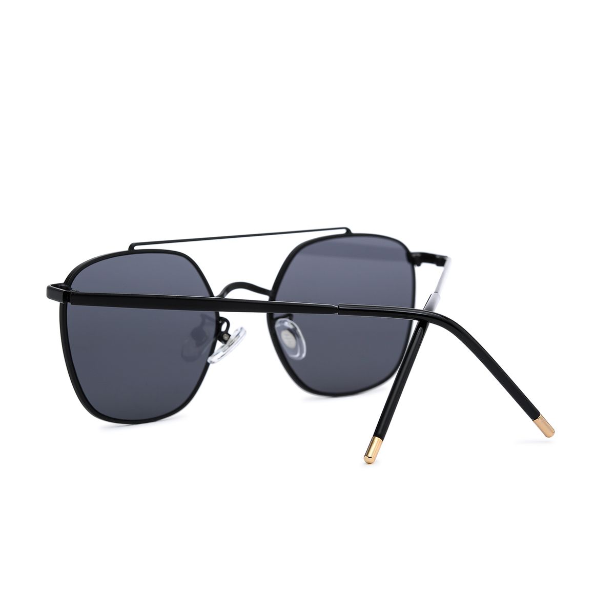 알로아이웨어(ALO EYEWEAR) [ALO] AL2904A 0909M 투브릿지 스퀘어 블랙 메탈 선글라스