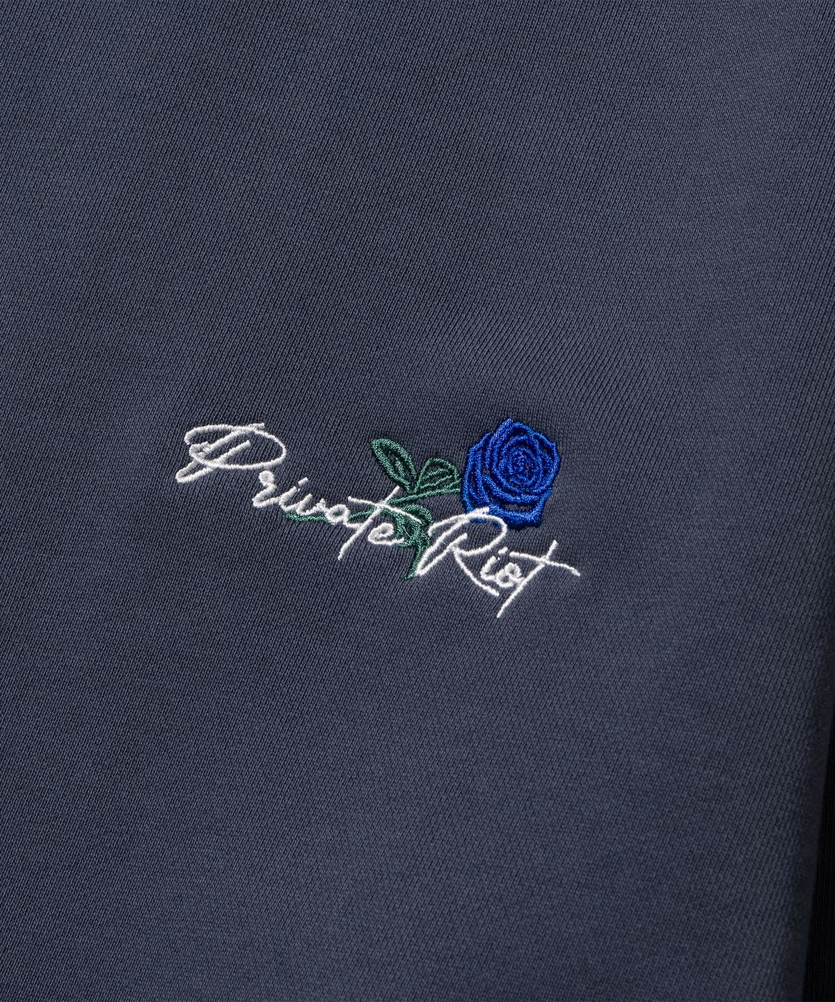 프라이빗라이엇(PRIVATE RIOT) Romantic Blue Sweatshirt (Bluegray)