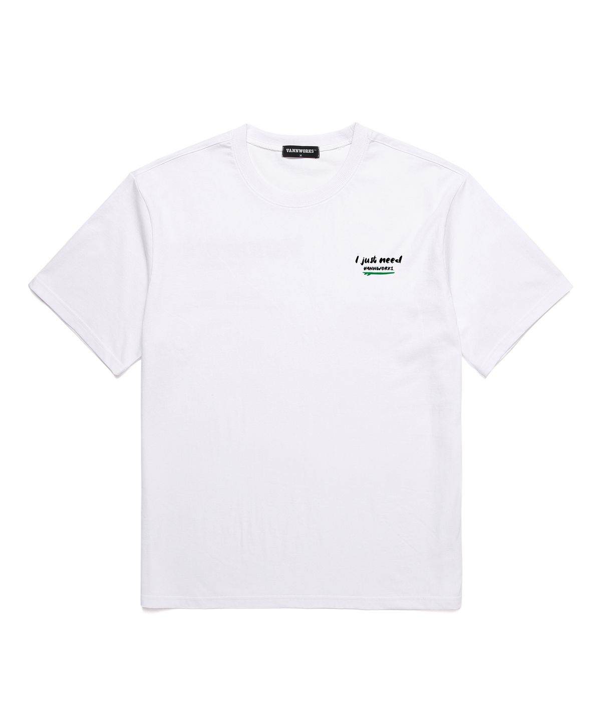 밴웍스(VANNWORKS) I just need to go surfing 오버핏 반팔 티셔츠 (VNCTS239) 화이트