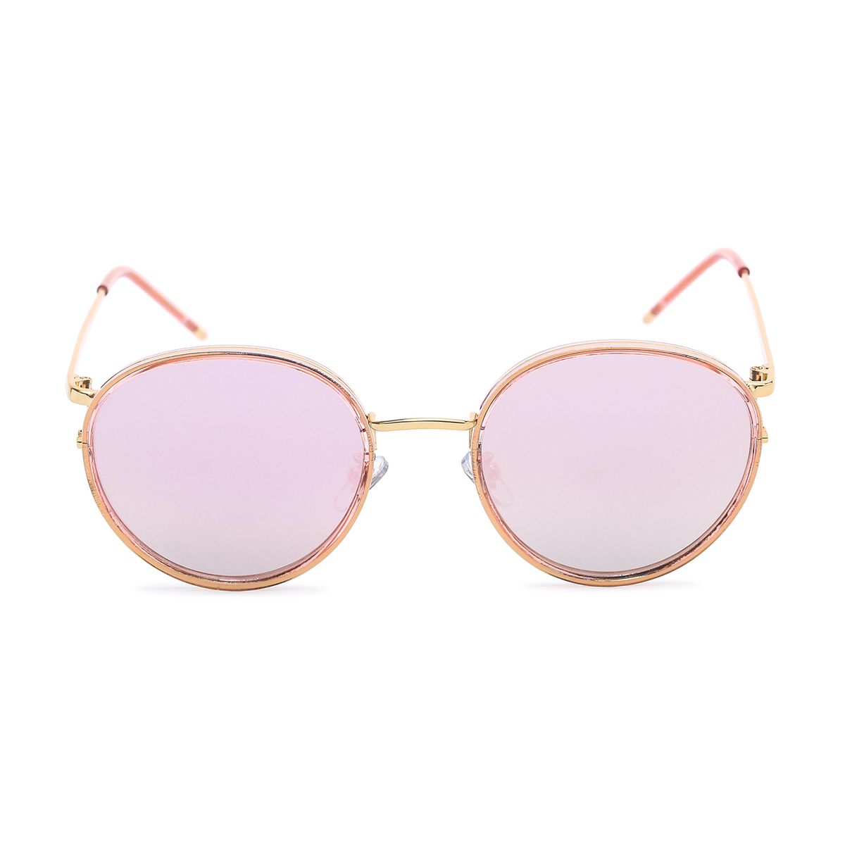 알로아이웨어(ALO EYEWEAR) [ALO] AL4902A 1514G 핑크 블라썸 라운드 솔텍스 미러선글라스