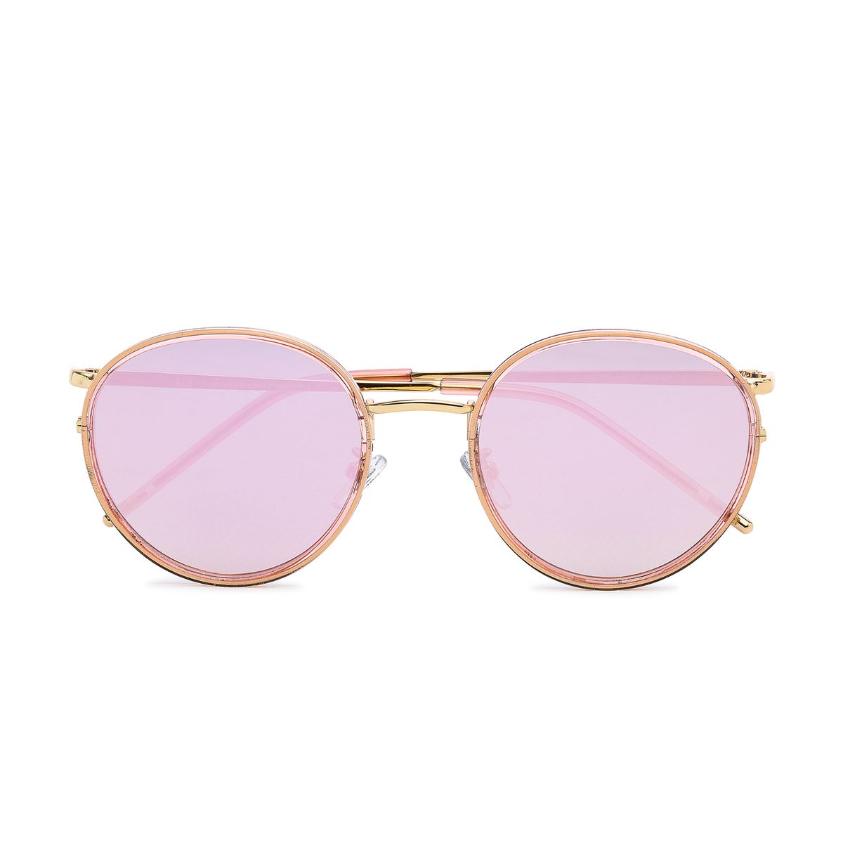 알로아이웨어(ALO EYEWEAR) [ALO] AL4902A 1514G 핑크 블라썸 라운드 솔텍스 미러선글라스