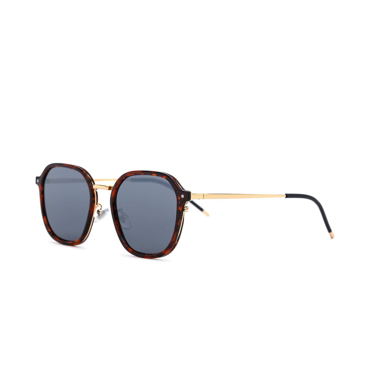 알로아이웨어(ALO EYEWEAR) AL4903A 1814G  버스트 스퀘어 레오파드 선글라스