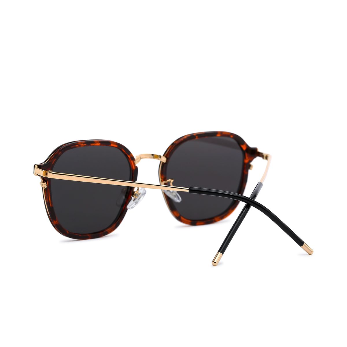 알로아이웨어(ALO EYEWEAR) AL4903A 1814G  버스트 스퀘어 레오파드 선글라스