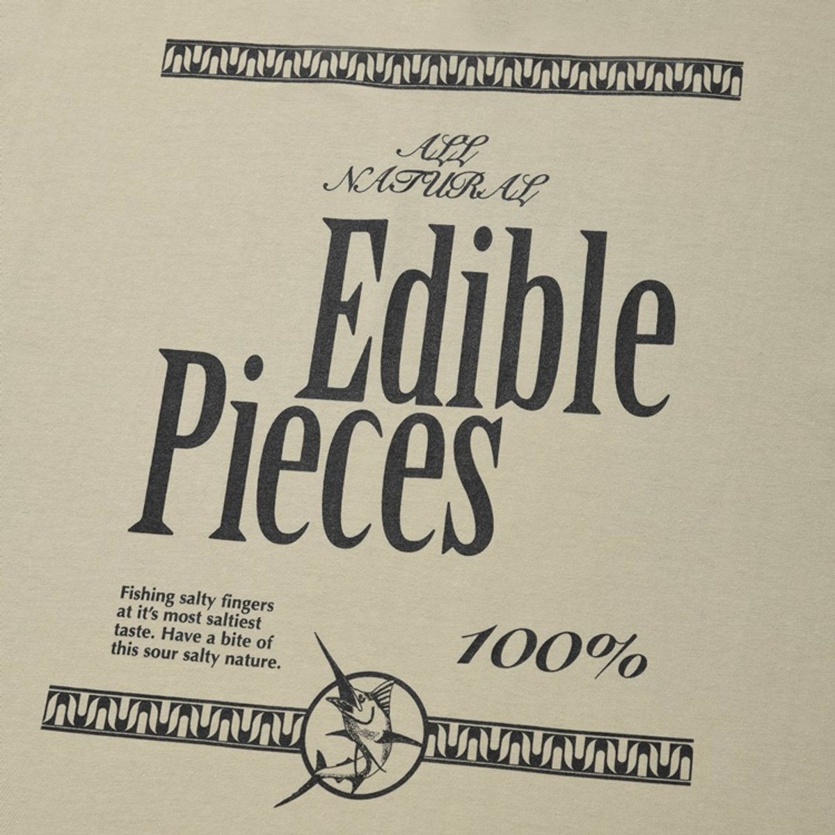 에디블렛(EDIBLET) 에디블 피스 프린트 티셔츠