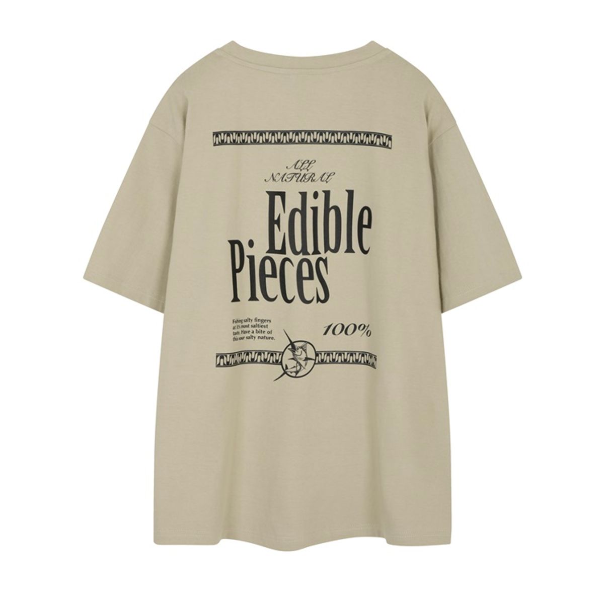 에디블렛(EDIBLET) 에디블 피스 프린트 티셔츠