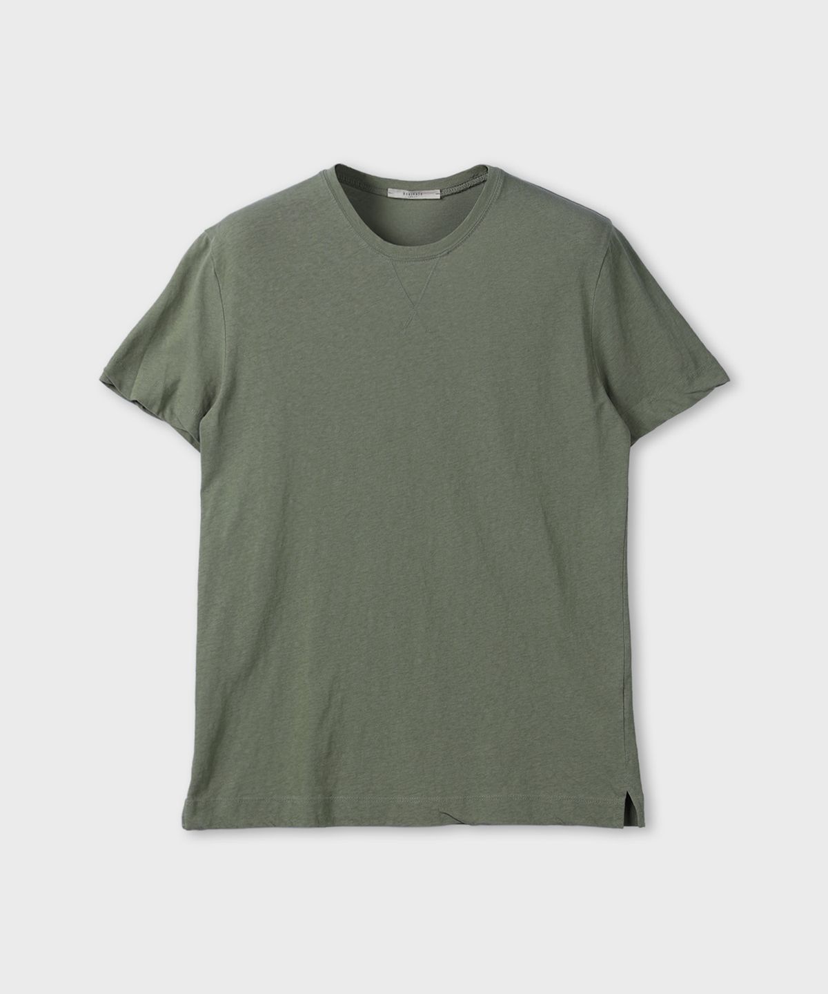 빠니깔레(PANICALE) 가먼트 다이 리넨 블렌트 티셔츠 6 COLOR