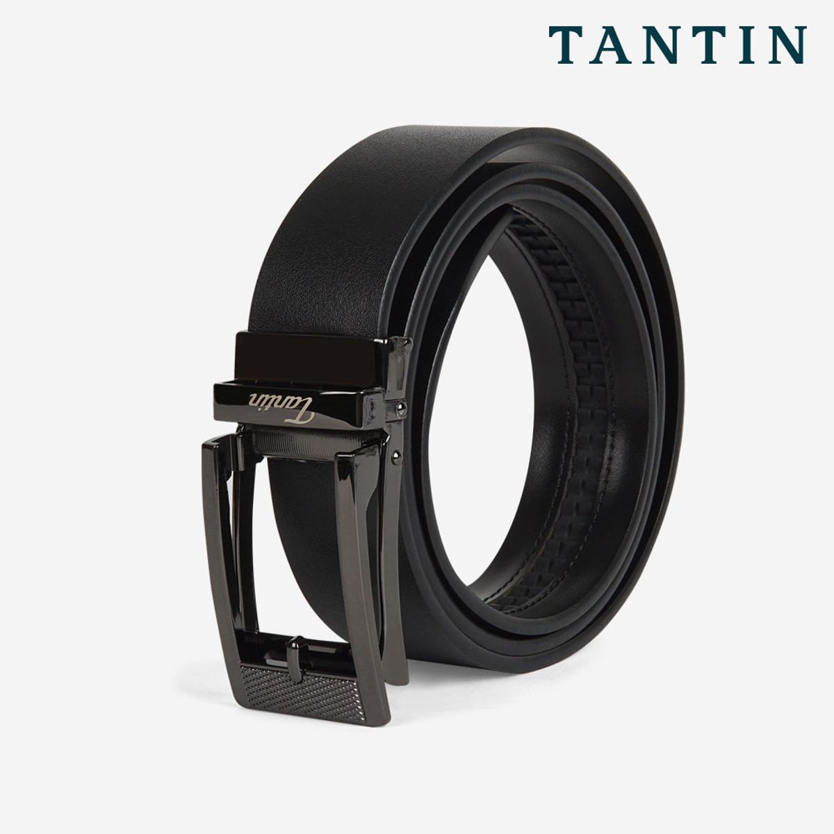 탄틴(TANTIN) 남자 정장 자동벨트 소가죽 T8612 블랙
