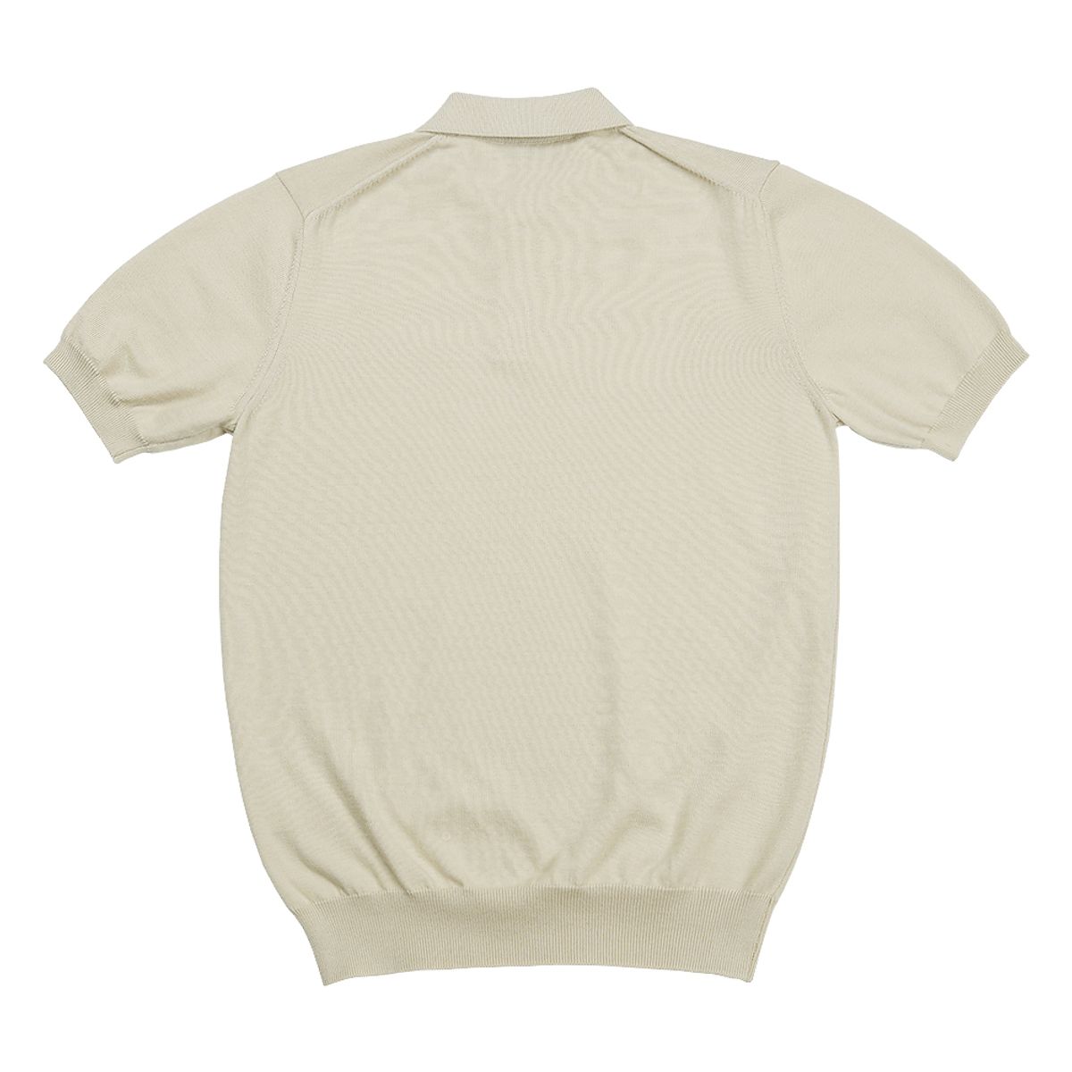 솔티(SORTIE) 14gg Silk Cotton Half Polo Knit (Beige)