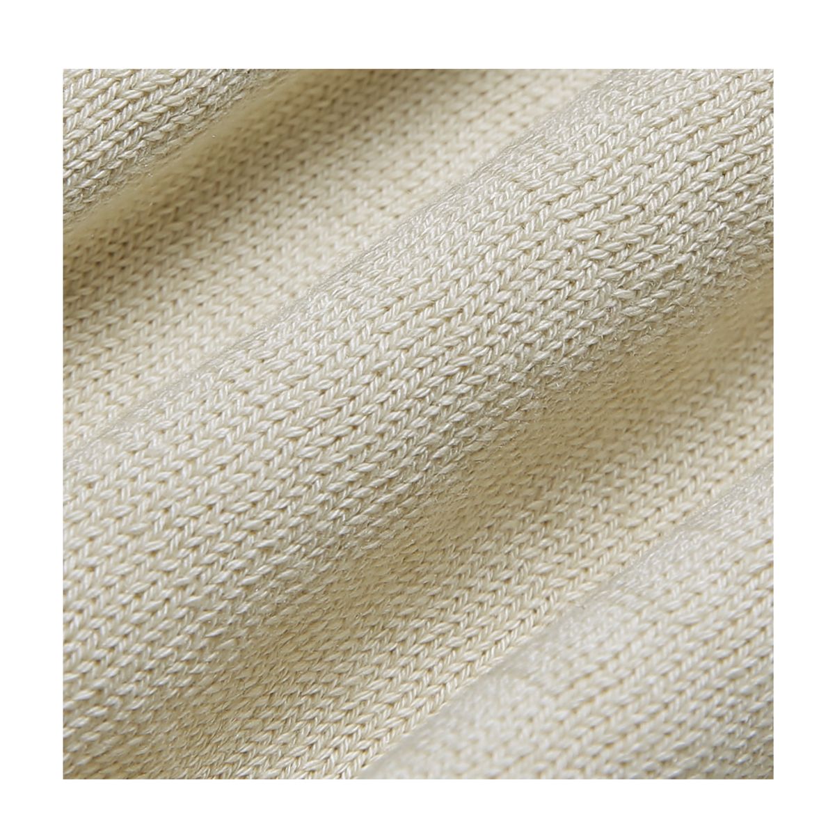 솔티(SORTIE) 14gg Silk Cotton Half Polo Knit (Beige)