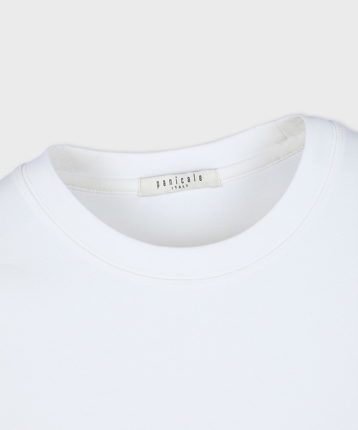 빠니깔레(PANICALE) 오버숄더 크루넥 코튼 티셔츠 3 COLOR