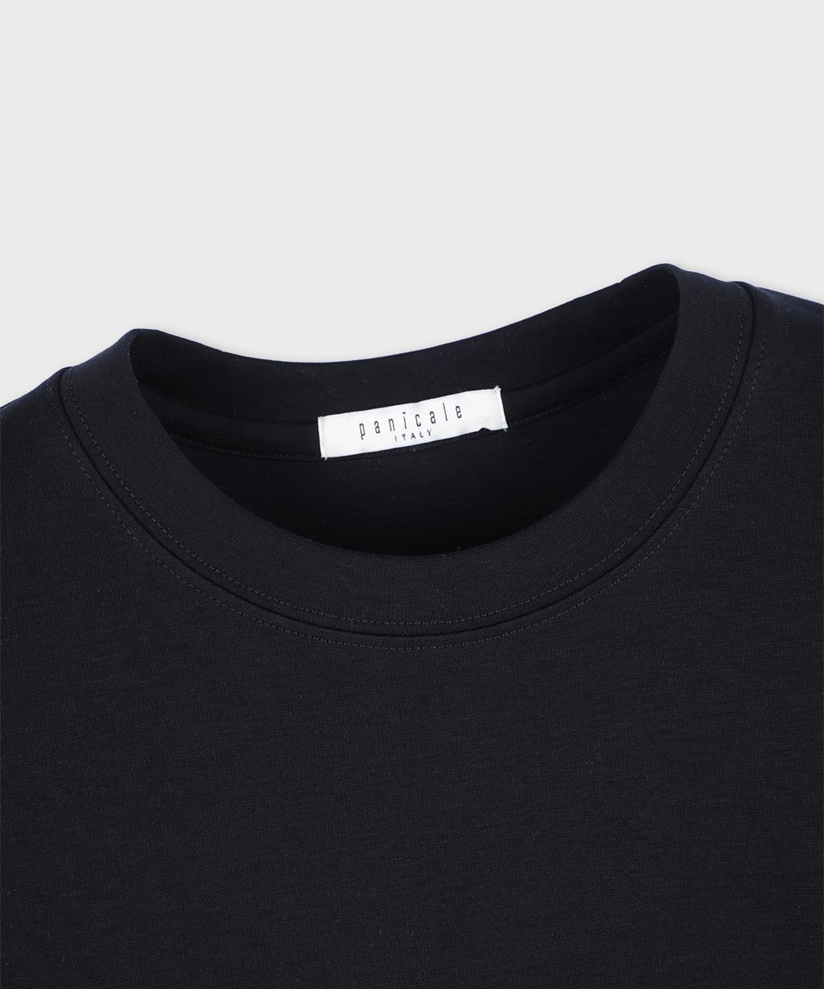 빠니깔레(PANICALE) 오버숄더 크루넥 코튼 티셔츠 3 COLOR