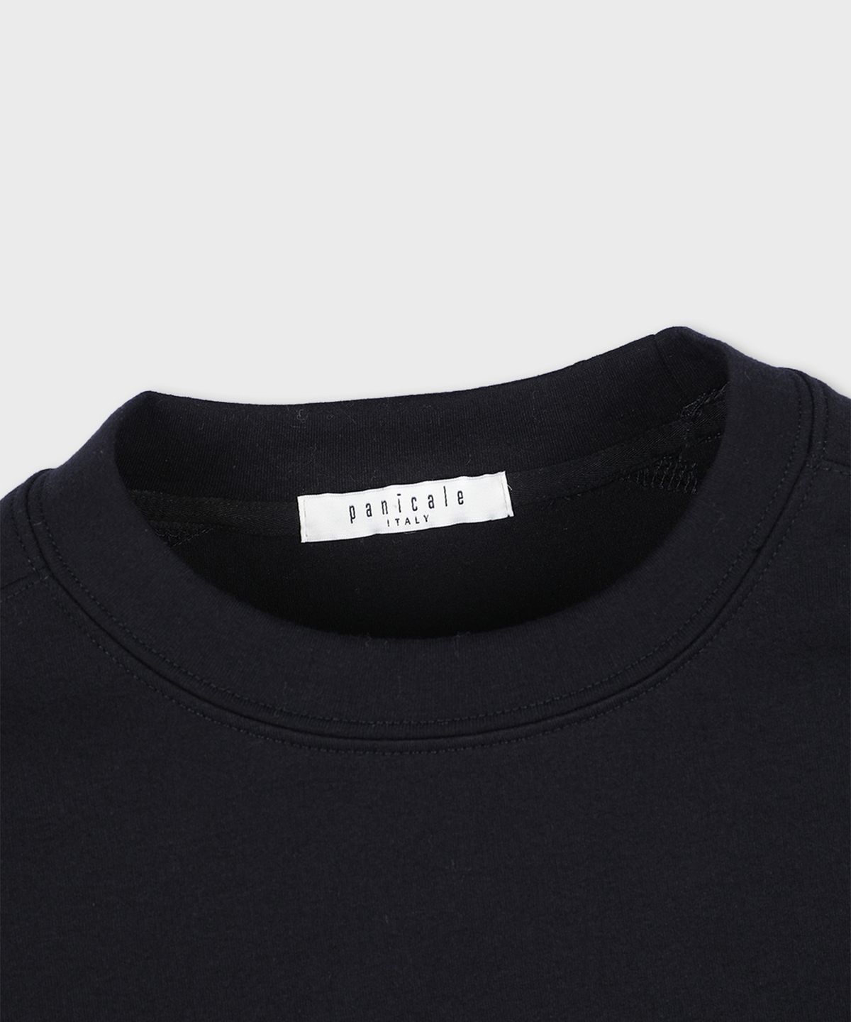 빠니깔레(PANICALE) 오버숄더 라운드 코튼 티셔츠 3 COLOR