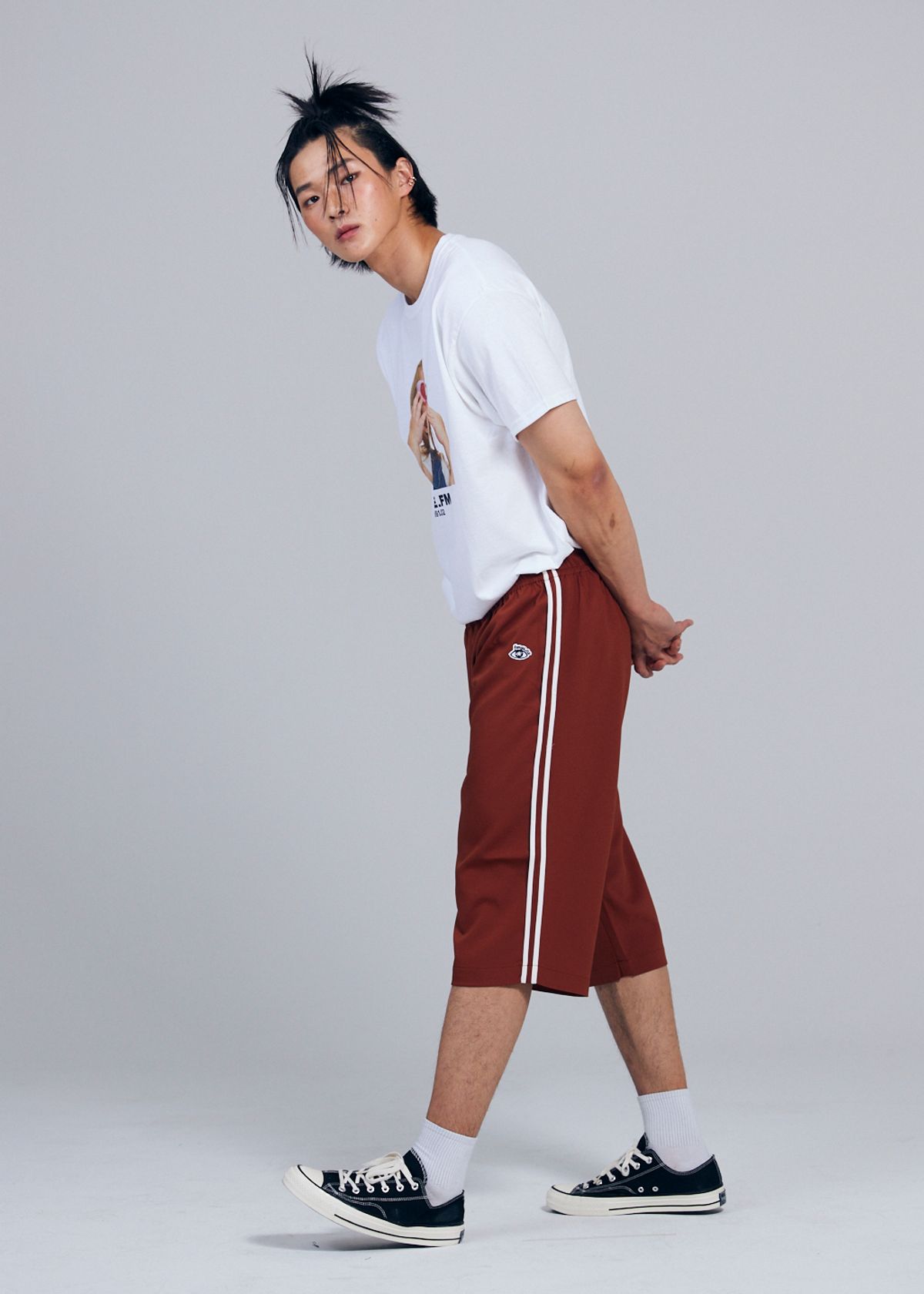 에프엠9102(FM91.02) N.6 SHORTS Brown