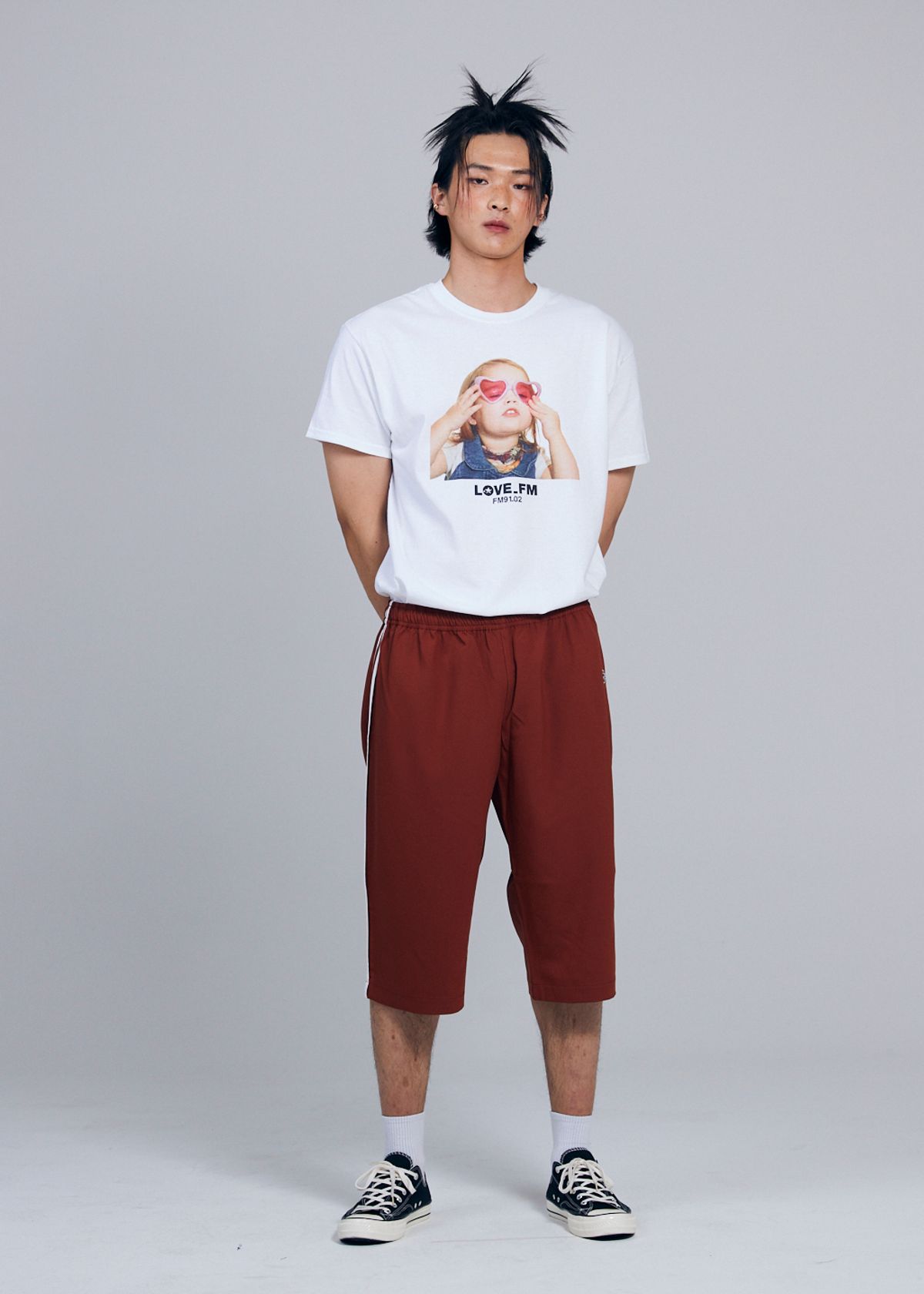 에프엠9102(FM91.02) N.6 SHORTS Brown