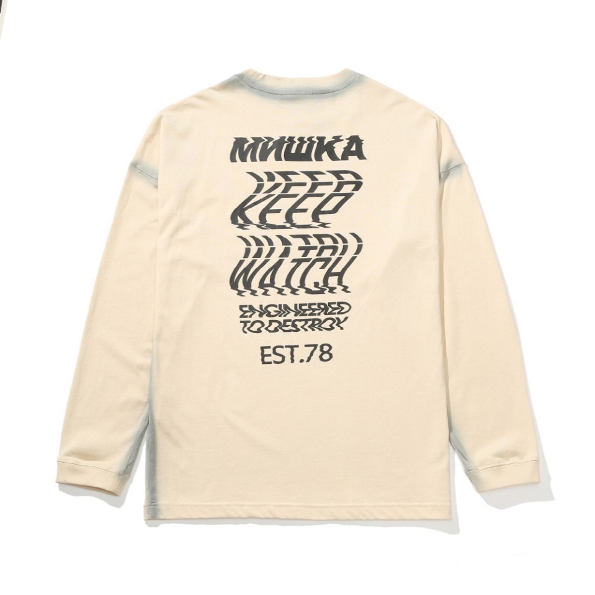 미시카(MISHKA) 킵와치 엔지니어드 맨투맨 카키