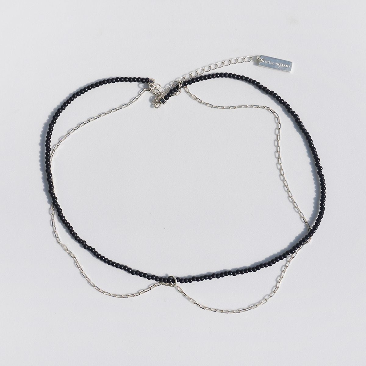 스틸 인스턴트(STILL INSTANT) Flection & Connection - Necklace 06 (Black)