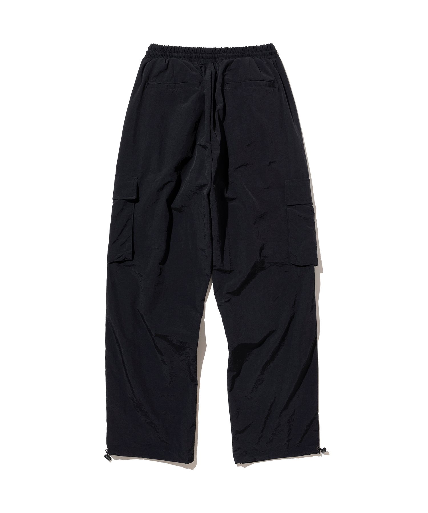 デニム・ジーパン NOT4NERD Nylon Cargo Wide Pants Black PT042BK MUSINSA公式 | NOT4NERD Nylon Cargo Wide Pants - Black