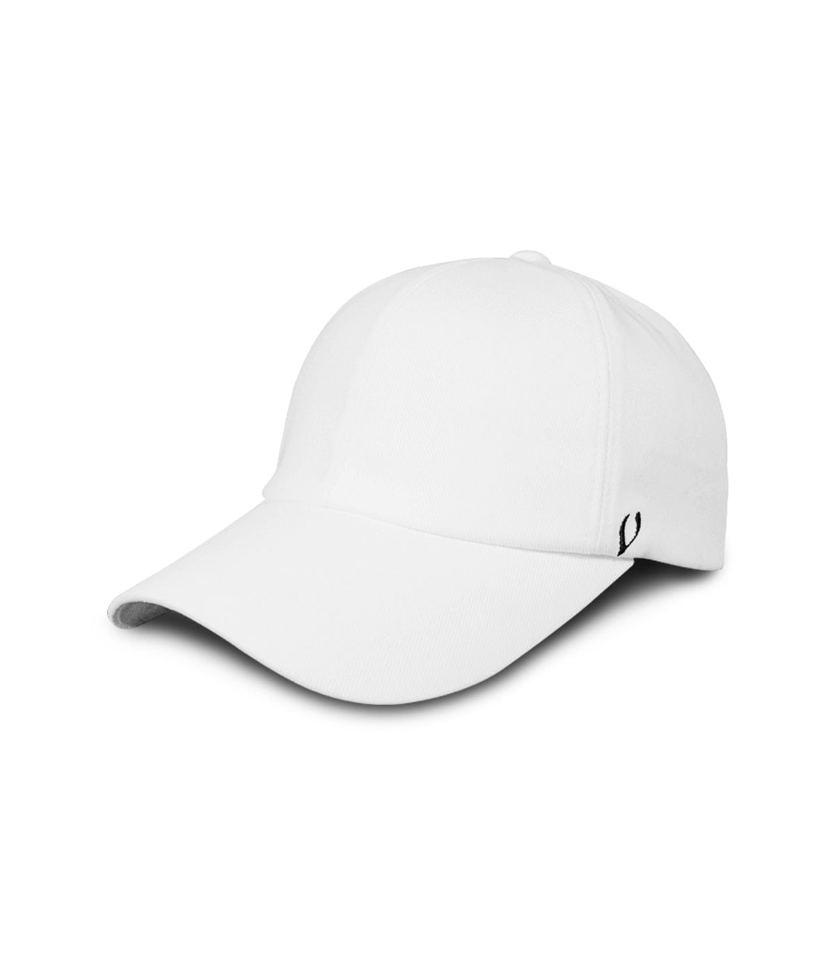 바이브레이트(VIBRATE) BLACK LINE - PUNCHING TWO HOLE BALL CAP (WHITE)