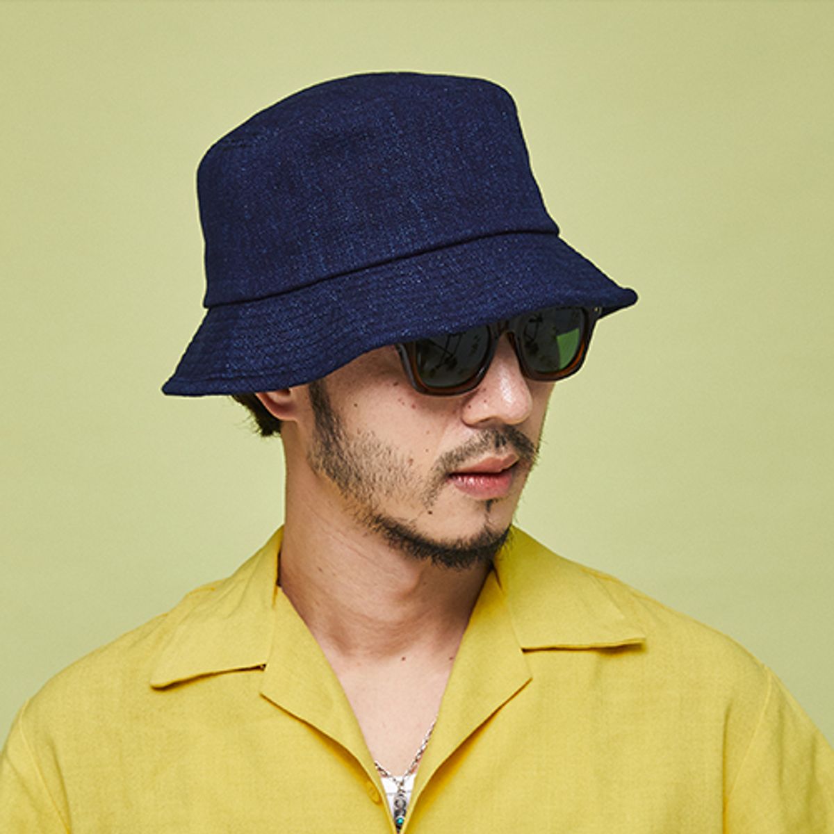 밀리어네어햇(MILLIONAIRE HATS) (BLUE BLUE) COTTON 3PACK- CLASSIC Bucket Hat