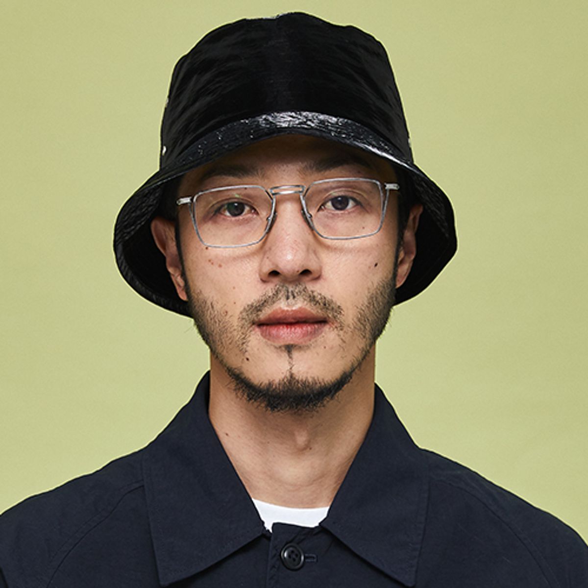 밀리어네어햇(MILLIONAIRE HATS) (Double Eyelet) Bucket Hat- Black