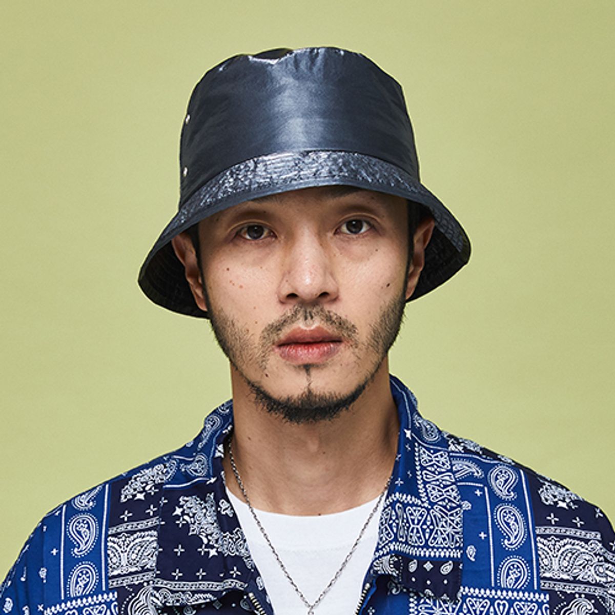 밀리어네어햇(MILLIONAIRE HATS) (Double Eyelet) Bucket Hat- Gray