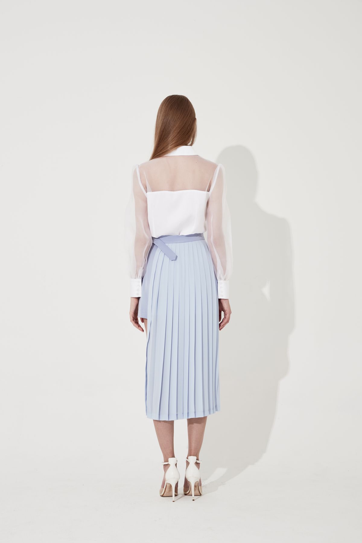 채뉴욕(CHAENEWYORK) Crispy Bustier shirts [White]