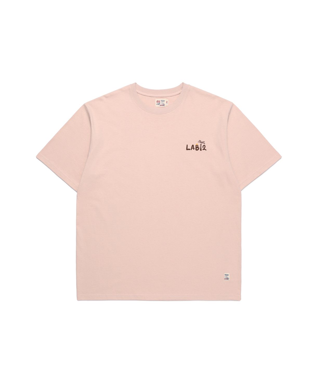 엠니(M.Nii) M.Nii x LAB12 Retro Logo T-Shirts / Pink