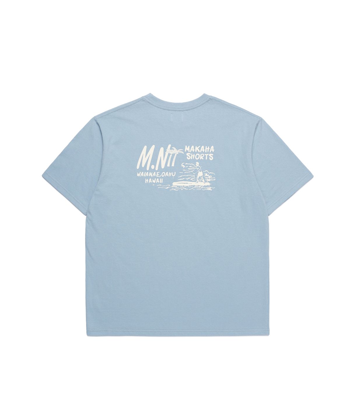 엠니(M.Nii) M.Nii x LAB12 Retro Logo T-Shirts / Sky