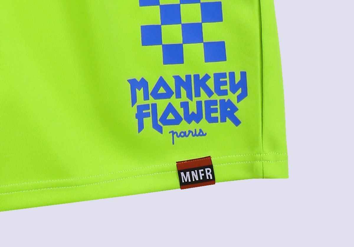 몽키플라워(Monkey Flower) 남성  체커보드프린트 밴딩반바지/MM1WTP04M GREEN