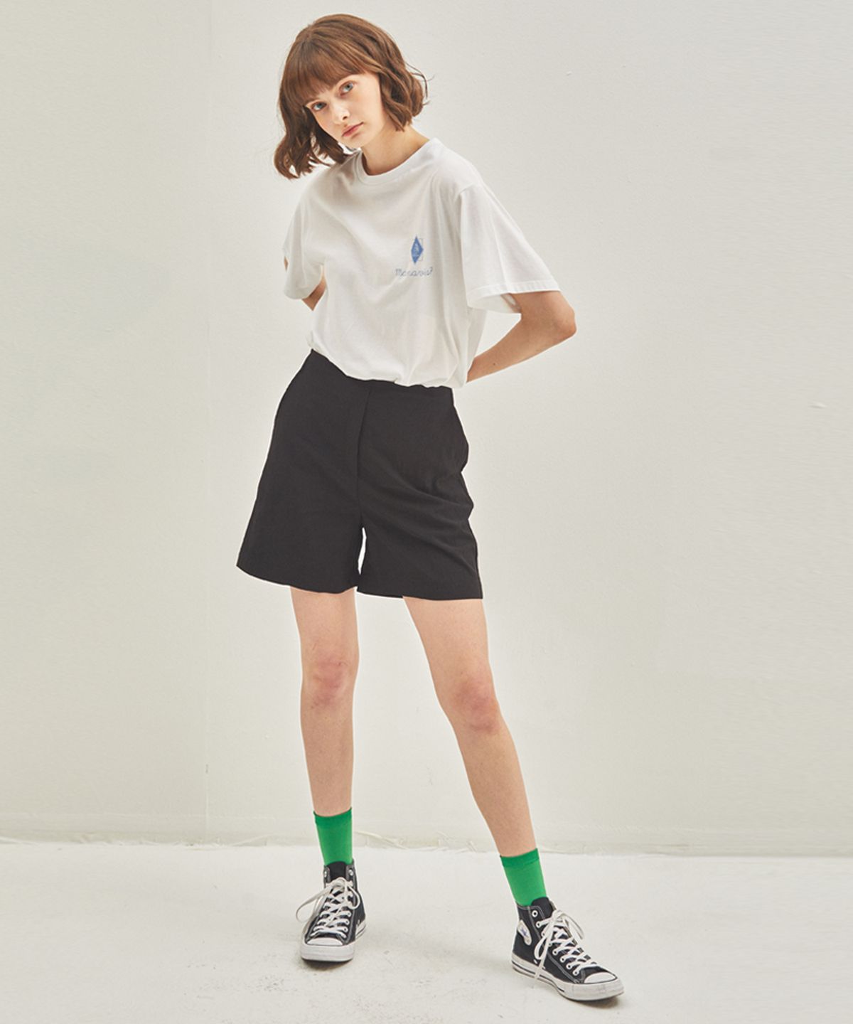 마나비스세븐(MANAVIS7) Banding Shorts Black