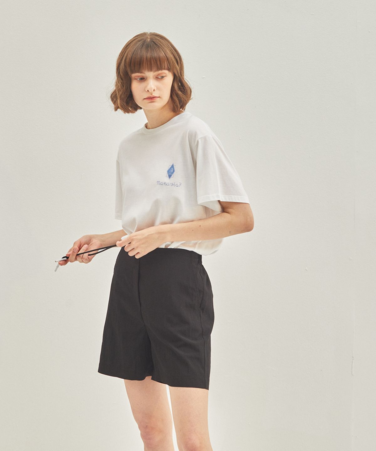 마나비스세븐(MANAVIS7) Banding Shorts Black