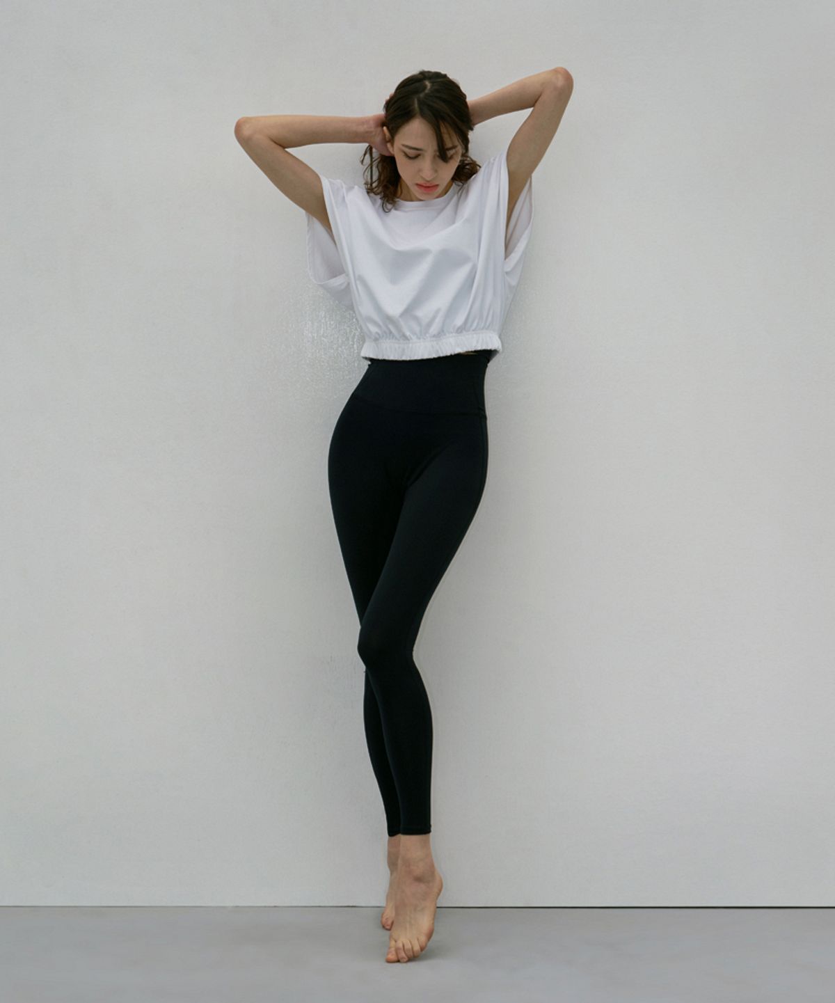 데비웨어(DEVIWEAR) 루즈 캡 슬리브 DEVI-TS0030-화이트