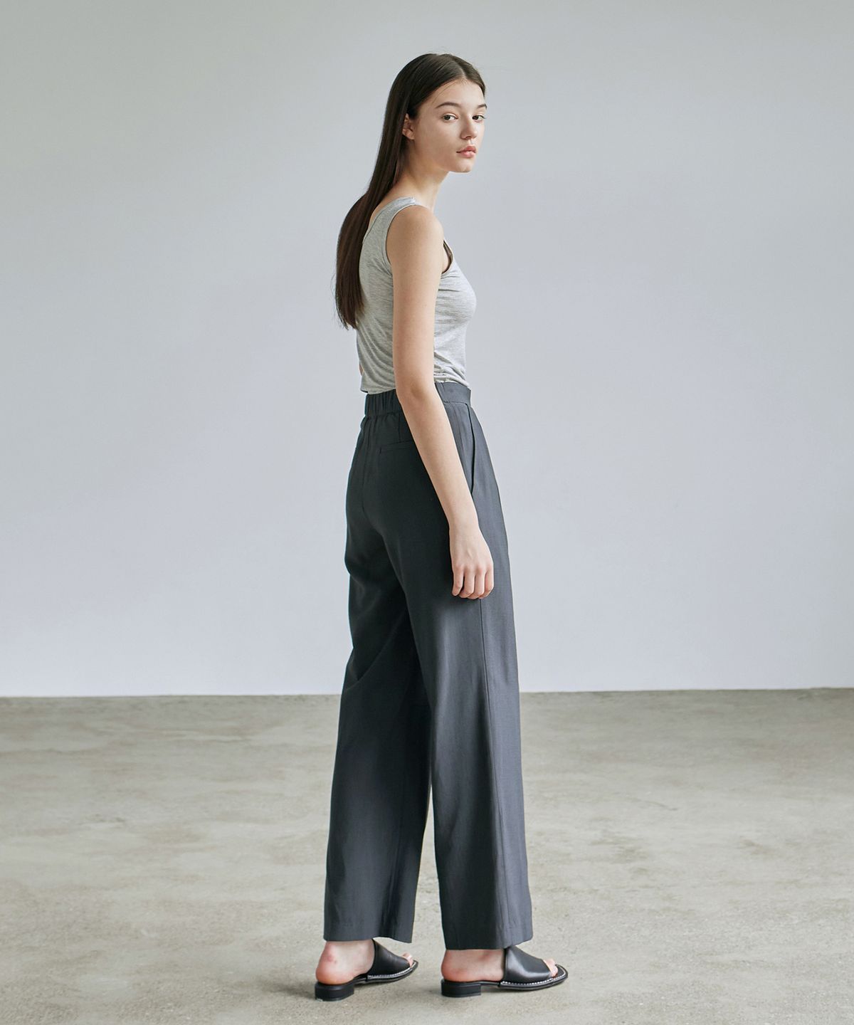 닉앤니콜(NICK&NICOLE) BASIC COTTON SLEEVELESS_GRAY