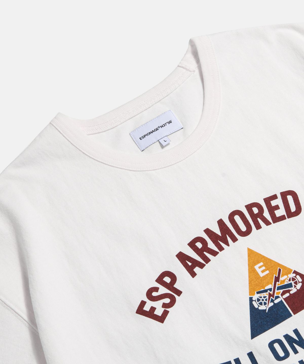 에스피오나지(ESPIONAGE) Armored Div Heavyweight Tee Off White