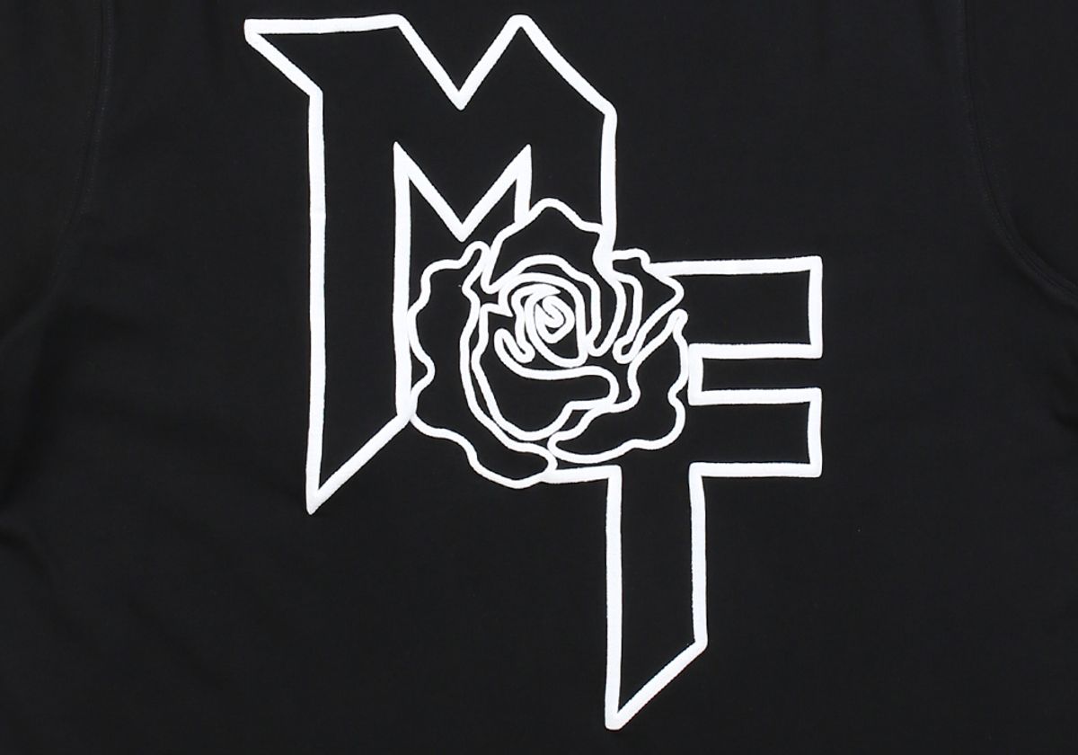 몽키플라워(Monkey Flower) 공용  빅 힙합 로즈 레귤러핏 반팔티셔츠/MM1WTS12U WHITE