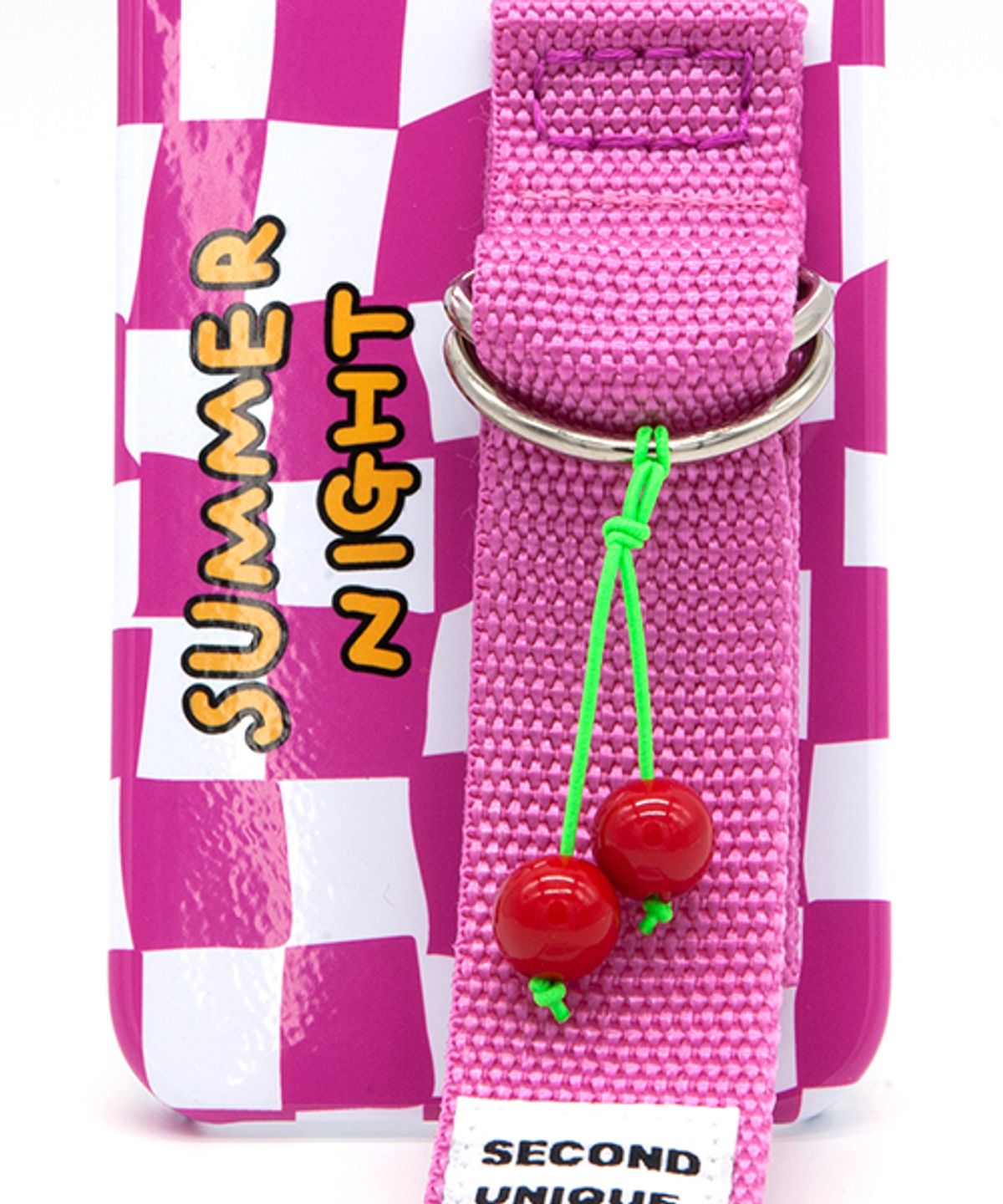 세컨드유니크네임(SECOND UNIQUE NAME) SUN CASE CHECKER BOARD PINK