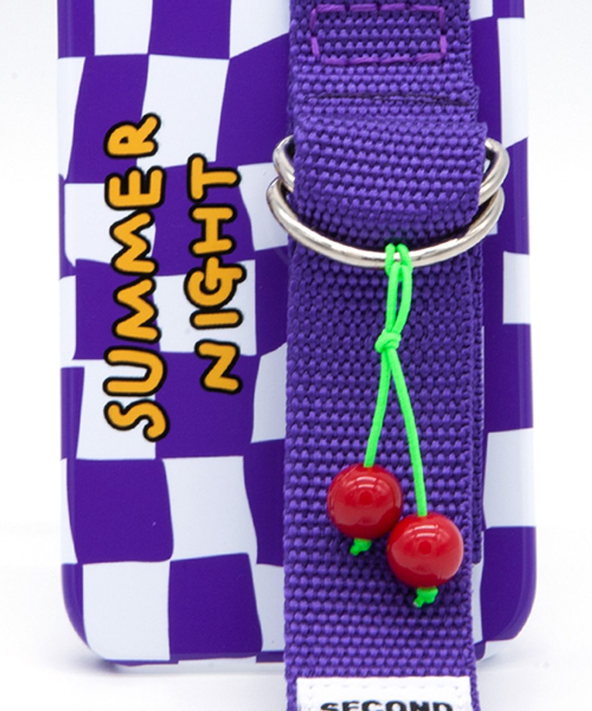 세컨드유니크네임(SECOND UNIQUE NAME) SUN CASE CHECKER BOARD PURPLE