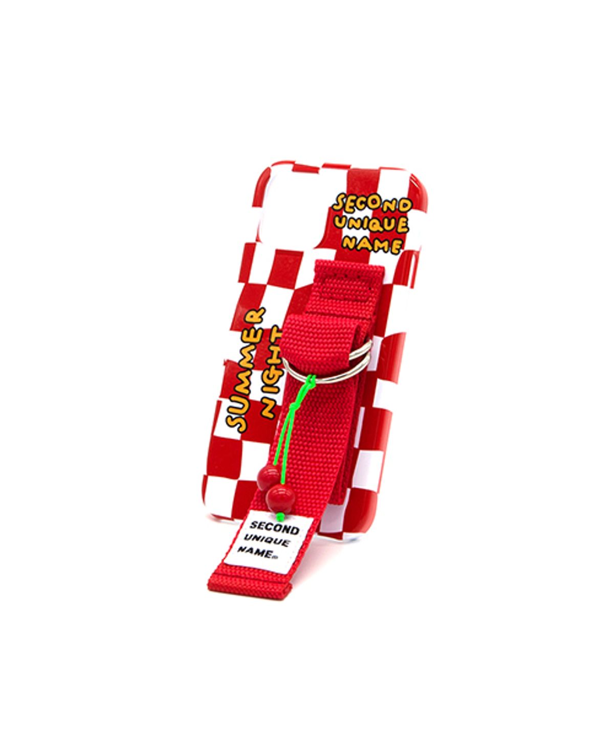 세컨드유니크네임(SECOND UNIQUE NAME) SUN CASE CHECKER BOARD RED