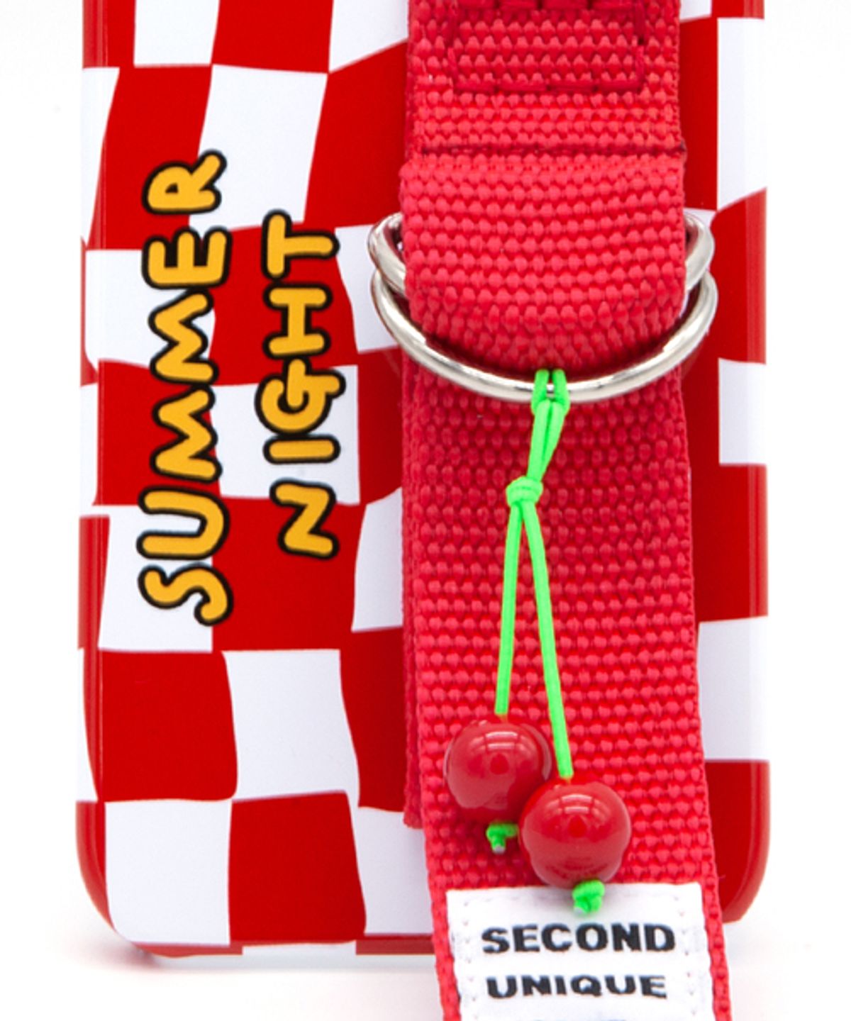 세컨드유니크네임(SECOND UNIQUE NAME) SUN CASE CHECKER BOARD RED