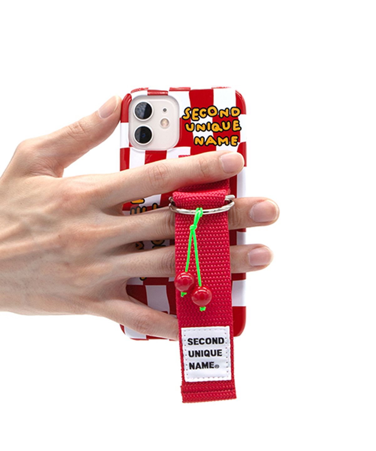 세컨드유니크네임(SECOND UNIQUE NAME) SUN CASE CHECKER BOARD RED