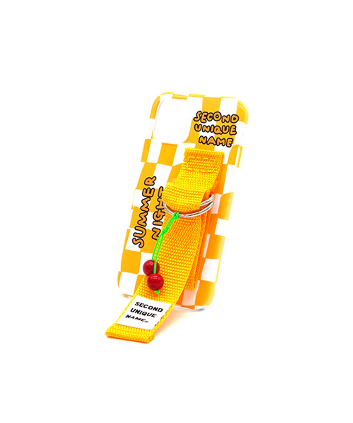 세컨드유니크네임(SECOND UNIQUE NAME) SUN CASE CHECKER BOARD YELLOW