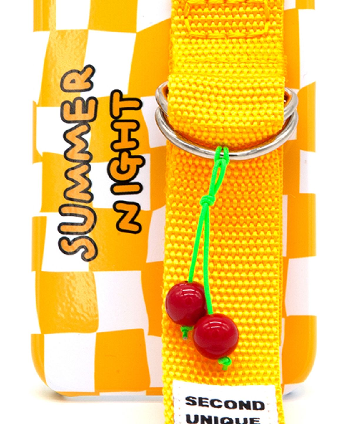 세컨드유니크네임(SECOND UNIQUE NAME) SUN CASE CHECKER BOARD YELLOW